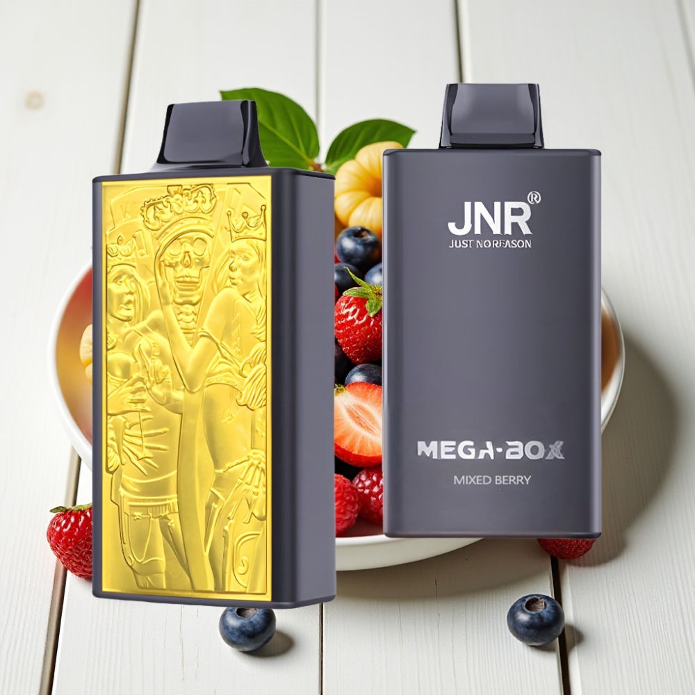 JNR Mega Box 25000 Pūkštukų Vienkartinis Veipas Maišytos Uogos, 30ml, 850mAh, Type-C