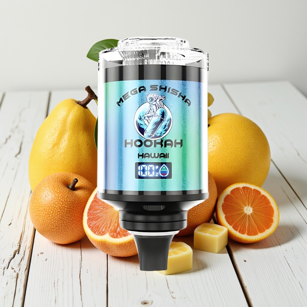 JNR Mega Shisha Hookah 100K Darbalaukinis Derinamasis Oro Srautas 2200mAh, Havajų