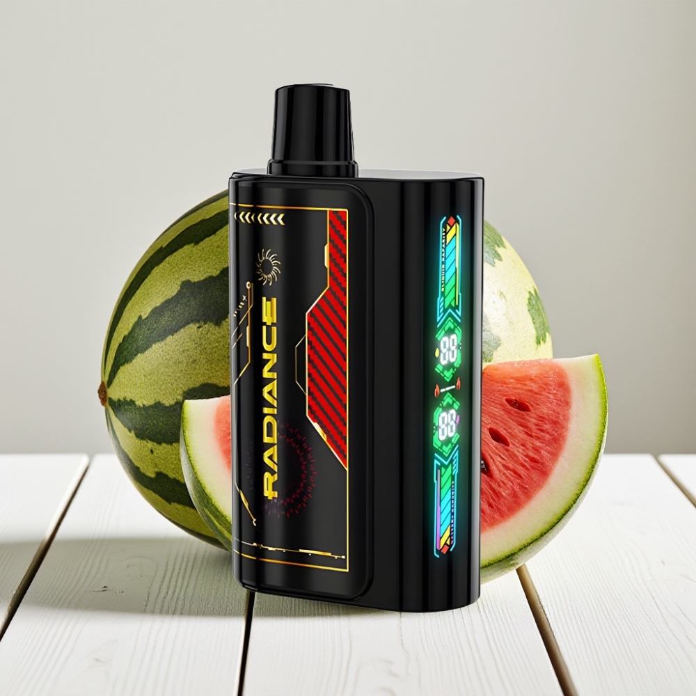 JNR Radiance 31000 Pūkų Vienkartinis Veipas ARBŪZAS LEDAS, 28ml, 950mAh, Type-C