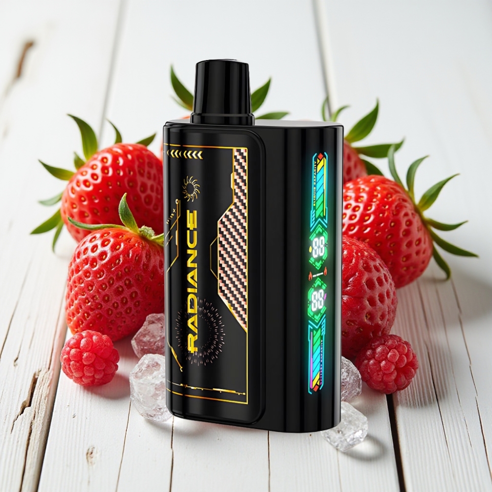 JNR Radiance 31000 Pūkų Vienkartinis Veipas BRAŠKĖ AVIETĖ VYŠNIA LEDAS, 28ml, 950mAh, Type-C