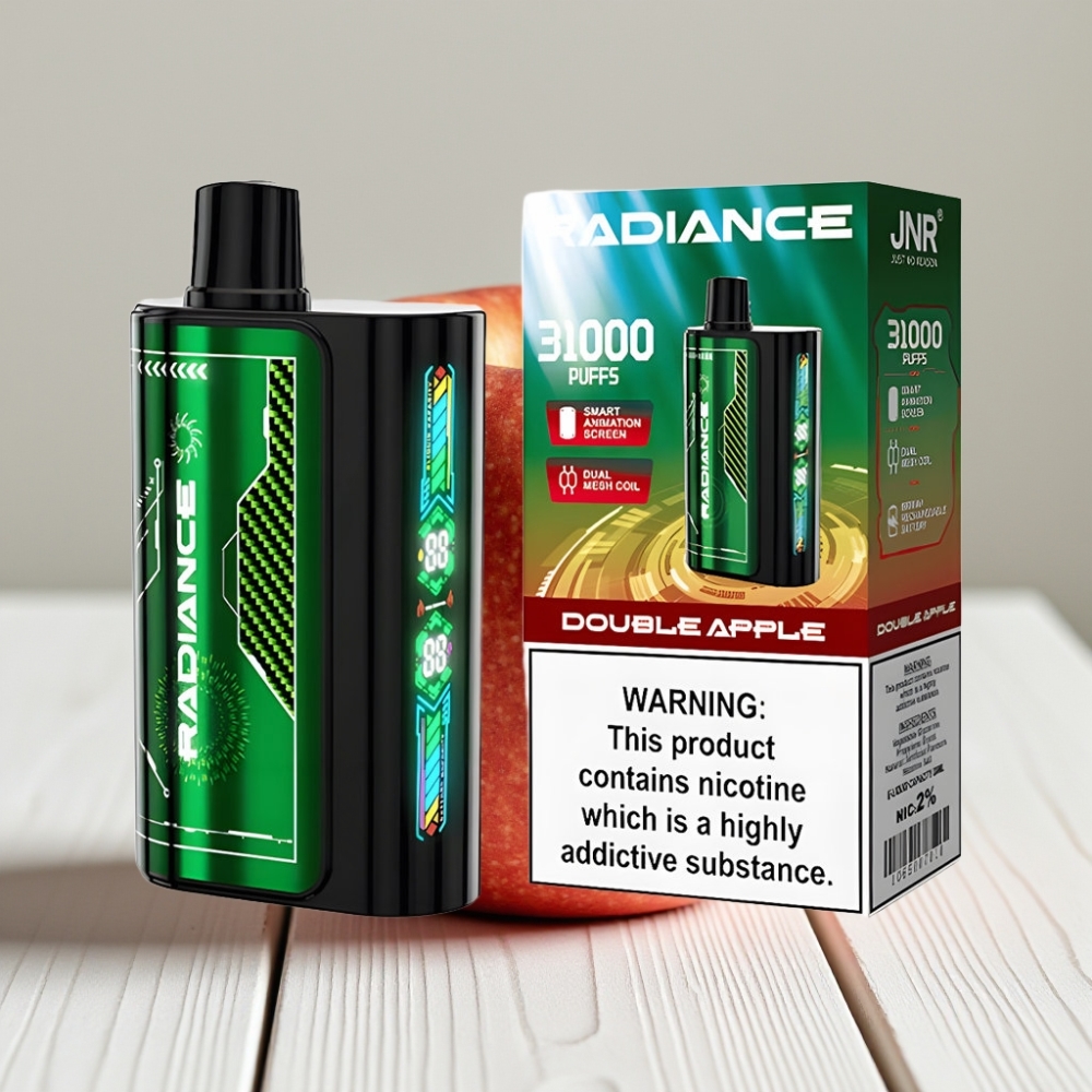 JNR Radiance 31000 Puffų Vienkartinis Veipas DVIEBOLE OBUOLIŲ, 28ml, 950mAh