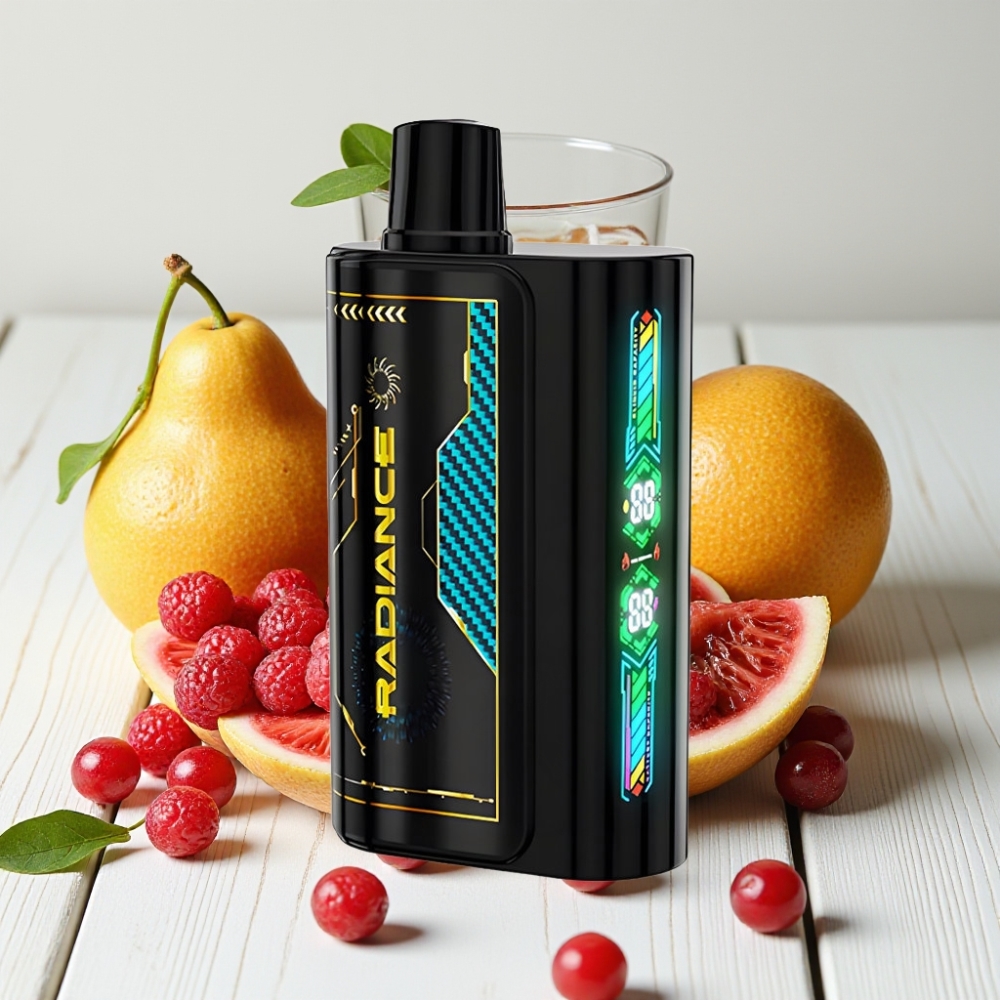 JNR Radiance 31000 Puffs Vienkartinis Veipas GAZIRUOTA VYŠNIŲ KOLA | 28ml, 950mAh, Type-C