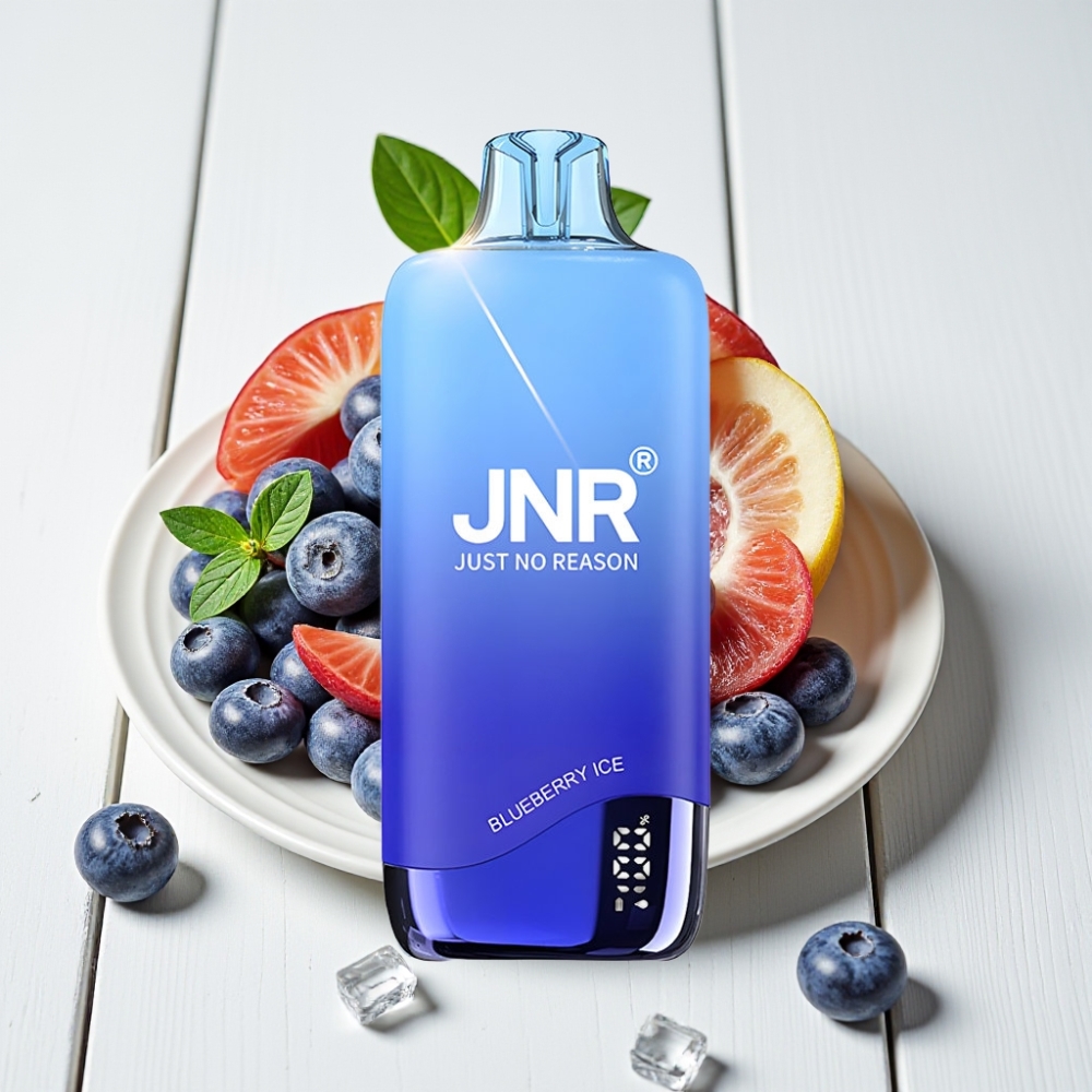 JNR Rainbow 10500 Puffs Vienkartinis Veipas Mėlynųjų Aviečių Ledas, 10500 Puffs, 18ml, 600mAh