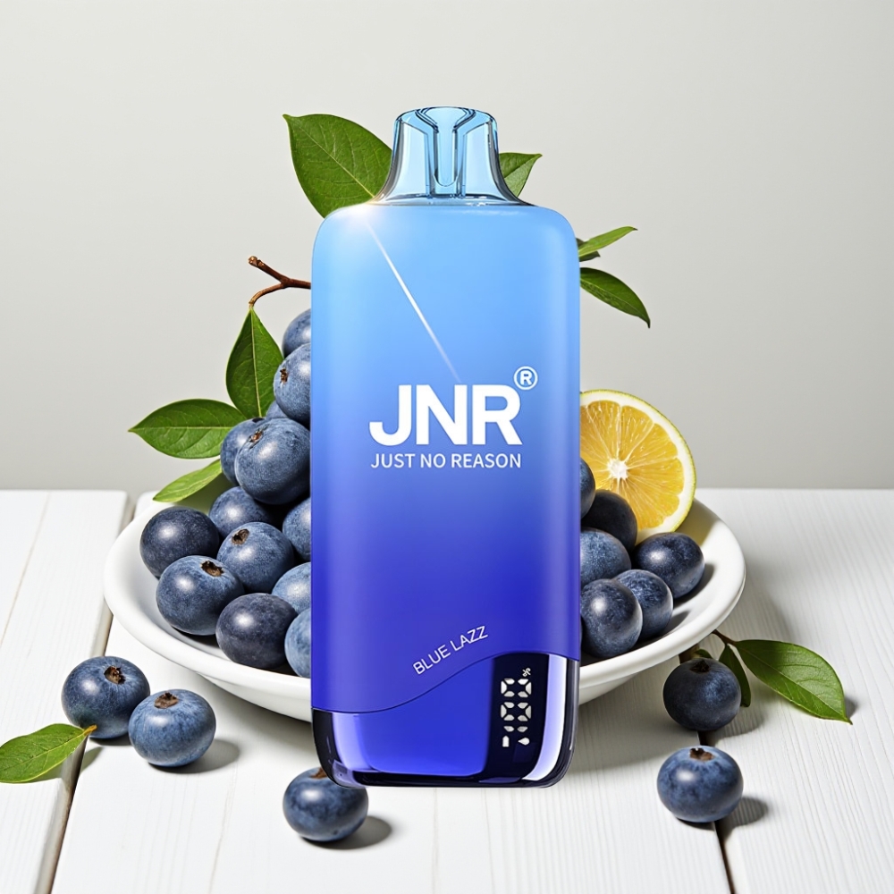 JNR Rainbow 10500 Puffs Vienkartinis Veipas Mėlynasis Lazuras - 10500 Puffs, 18ml, USB Type-C