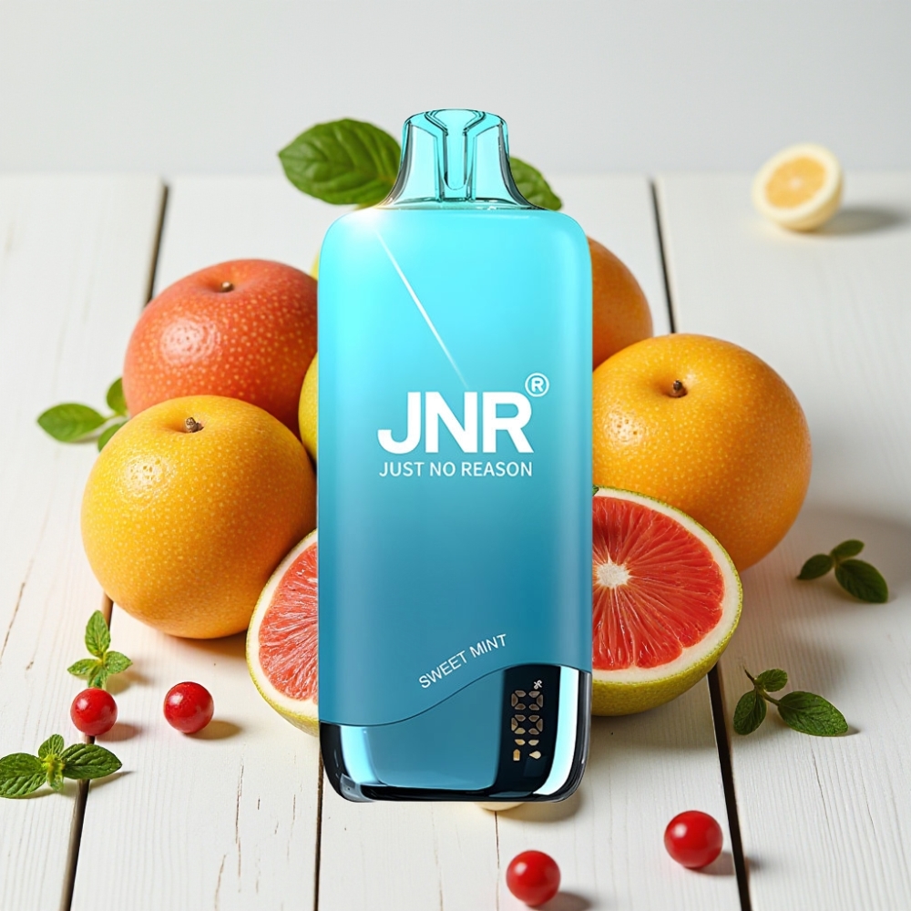 JNR Rainbow 10500 Puffs Vienkartinis Veipas Saldžios Mėtos | 10500 Puffs, 18ml, 0.8ohm