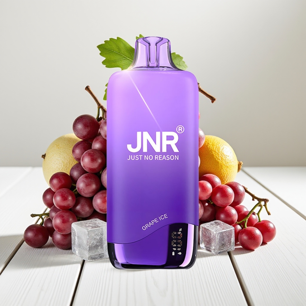 JNR Rainbow 10500 Puffs Vienkartinis Veipas Vynuogių Ledas | 10500 Patūkų, 18ml, 5% Nikotino