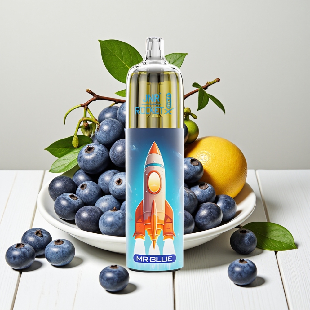 JNR Rocket-X 12400 Puffs Vienkartinis Veipas Mėlynasis | 850mAh, 25ml, 1.2Ω