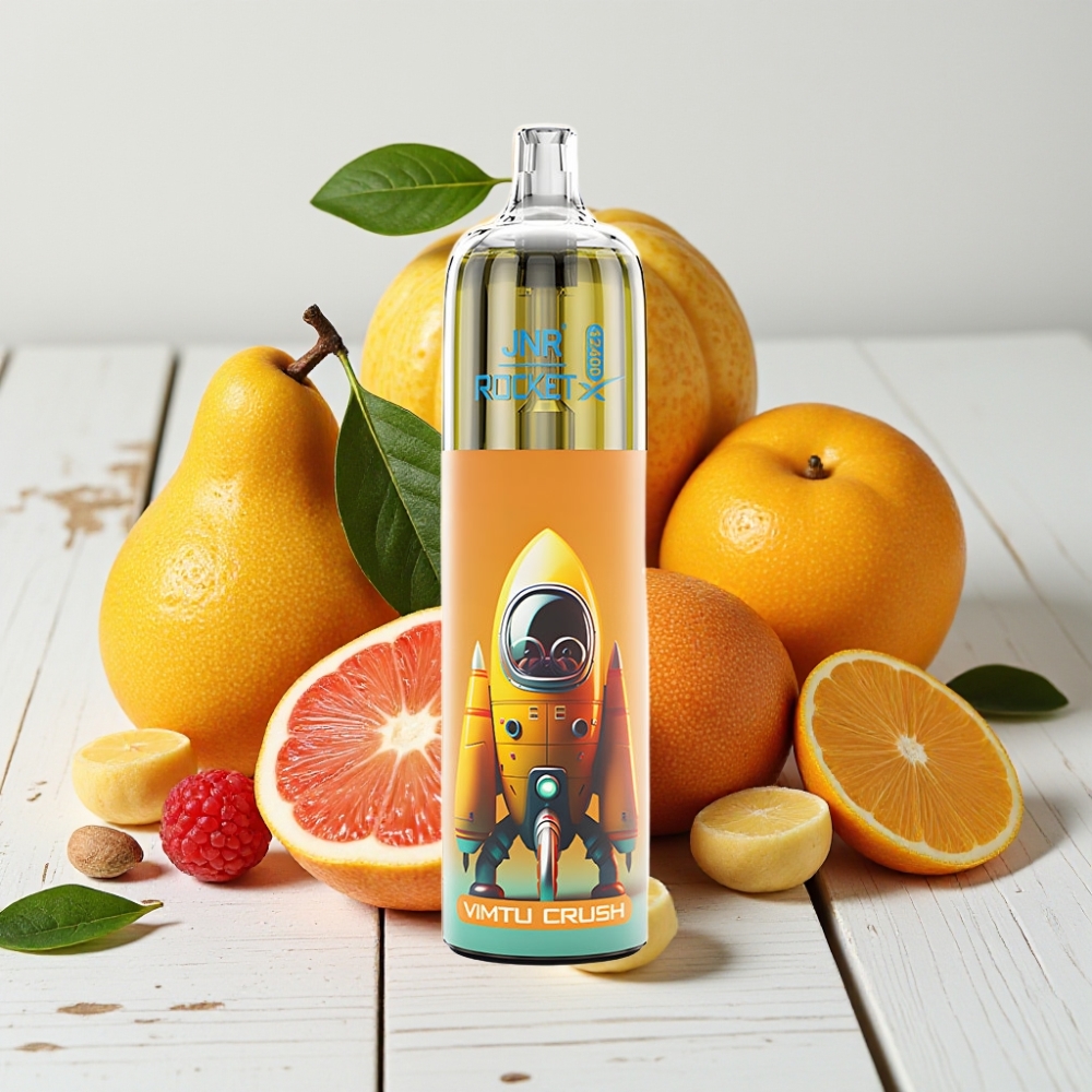 JNR Rocket-X 12400 Puffs Vienkartinis Veipas Vimtu Crush, 25ml, 850mAh, 1.2Ω Tinklelinė Apvija