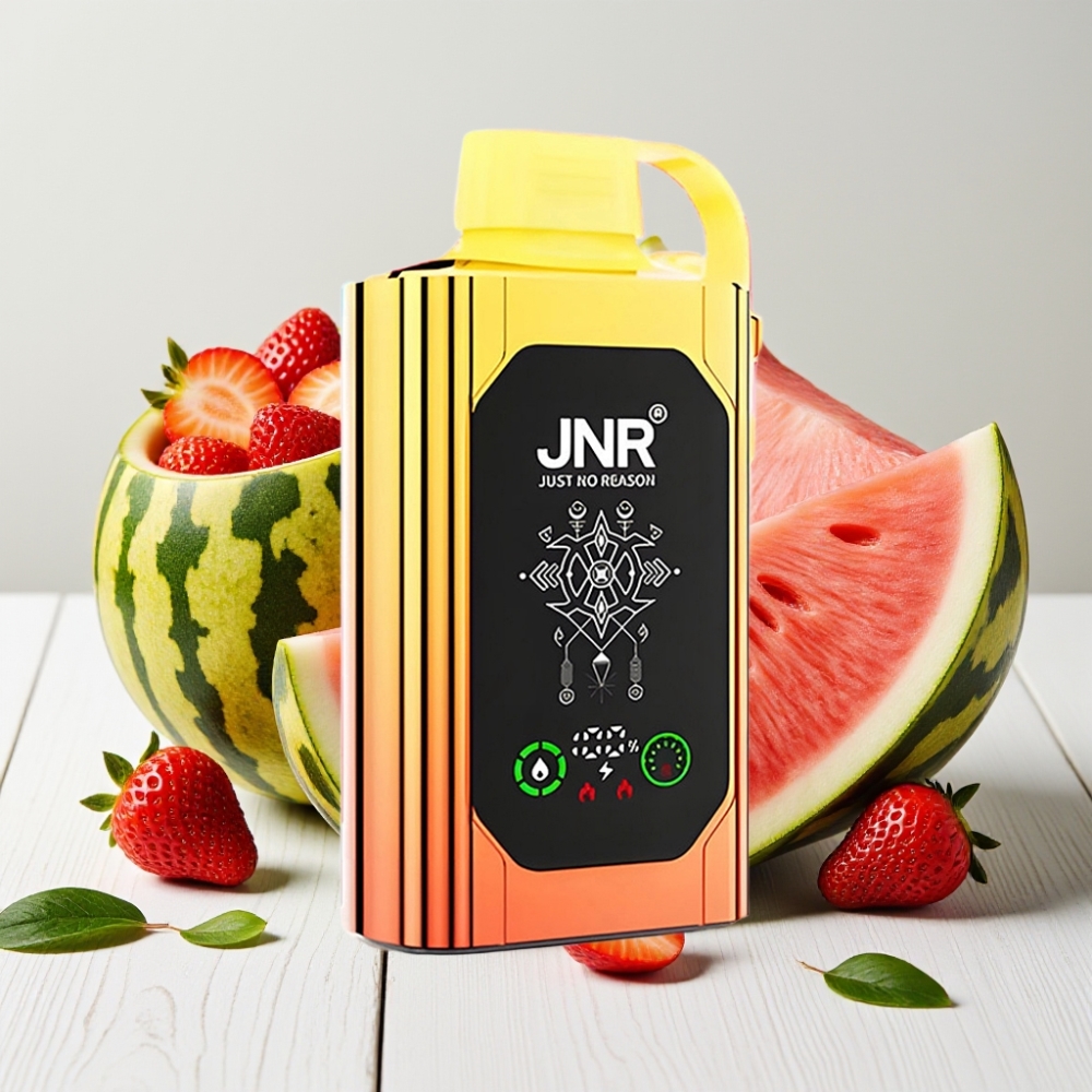 JNR Shisha Hookah Box 20500 Puffs Arbūzas-Braškė-Gumukas, 25ml, 1000mAh, Type-C