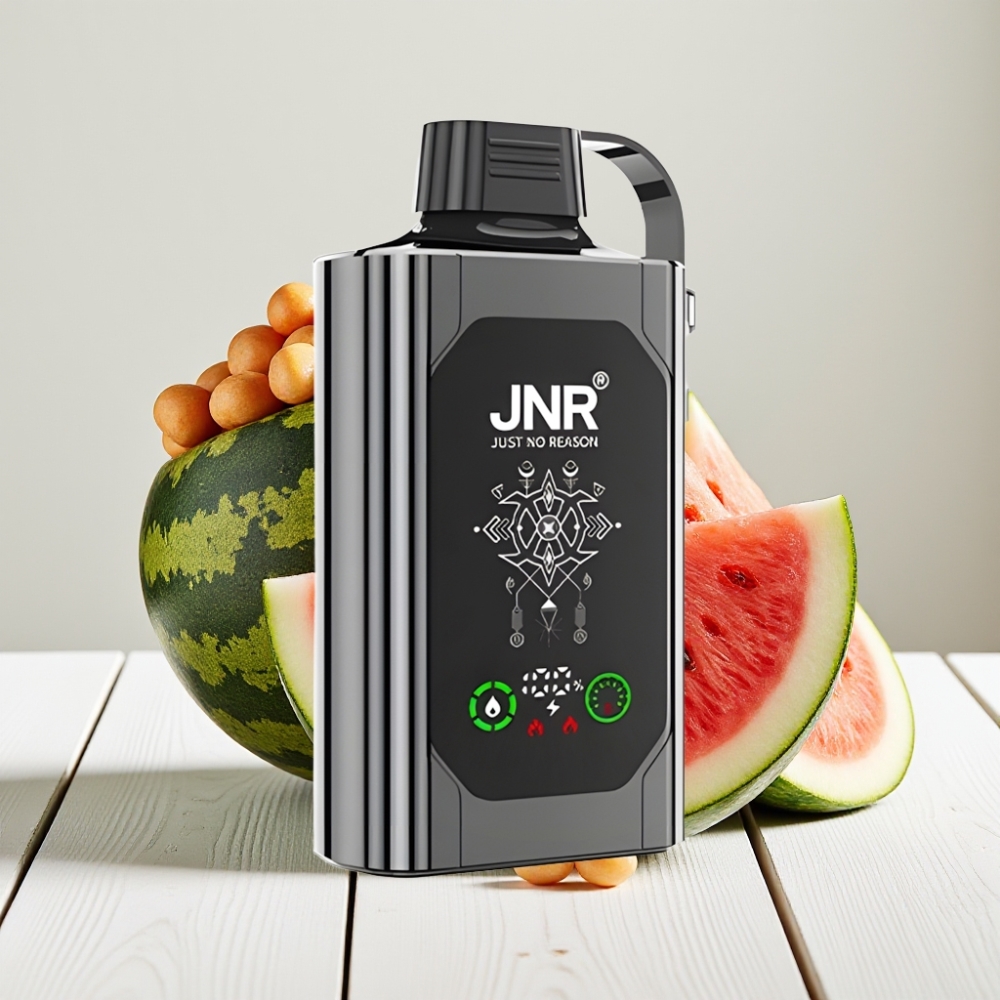 JNR Shisha Hookah Box 20500 Puffs Vienkartinis Veipas Arbūzas su Ledu, 25ml, 1000mAh, Type-C
