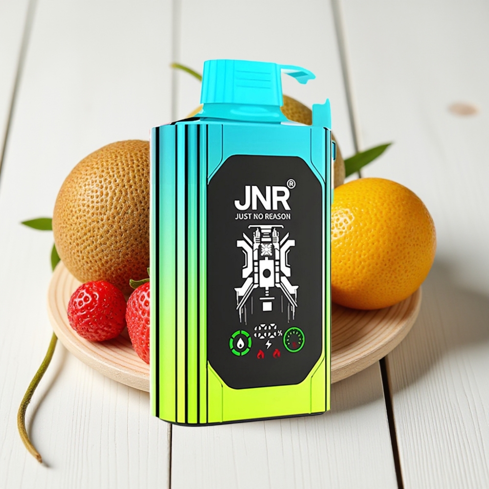 JNR Shisha Hookah Box 20500 Puffs Vienkartinis Veipas Braškė/Kiwi, 25ml, 1000mAh, Type-C