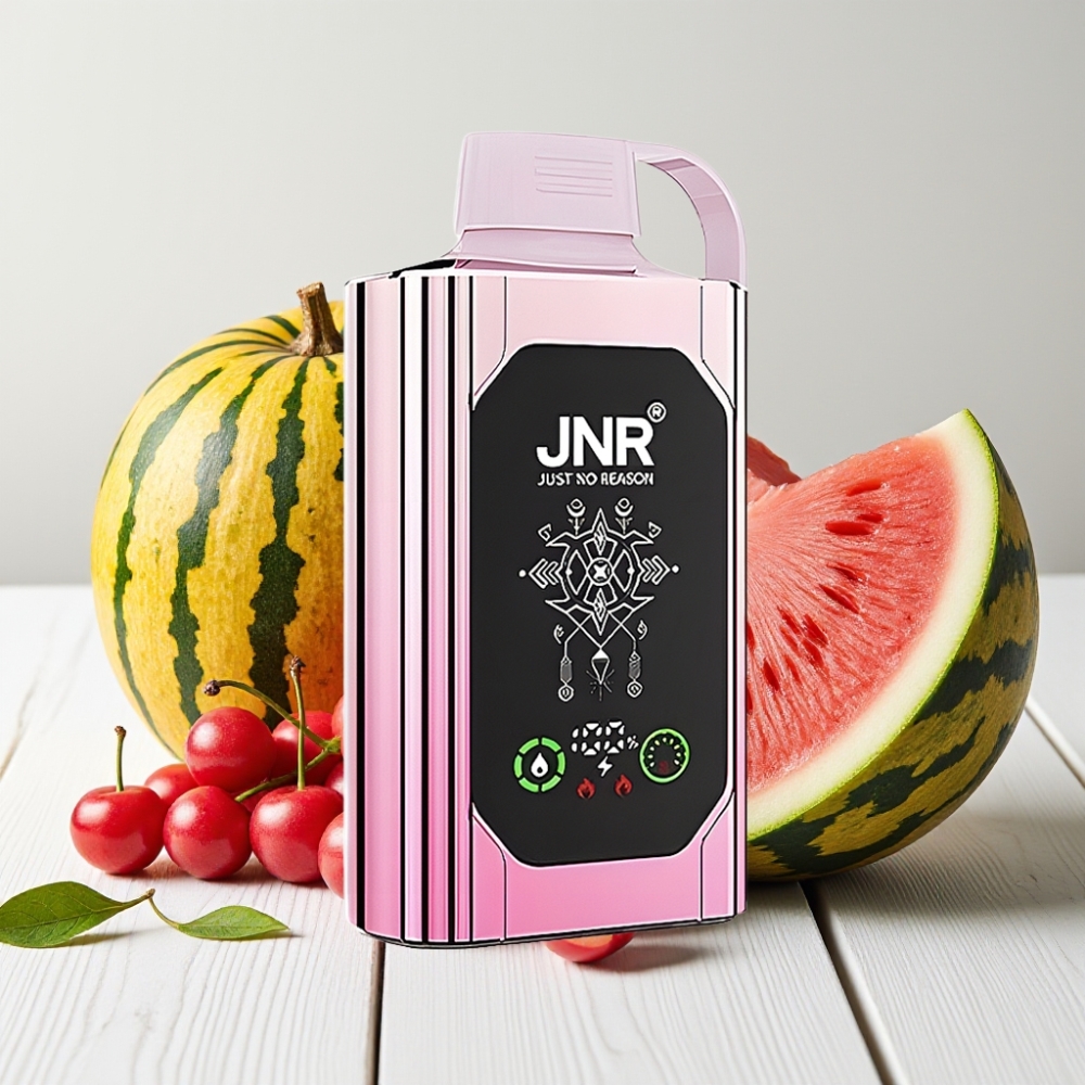 JNR Shisha Hookah Box 20500 Puffs - Vyšnios Arbūzo Šaldymas, 1000mAh, 25ml, Type-C