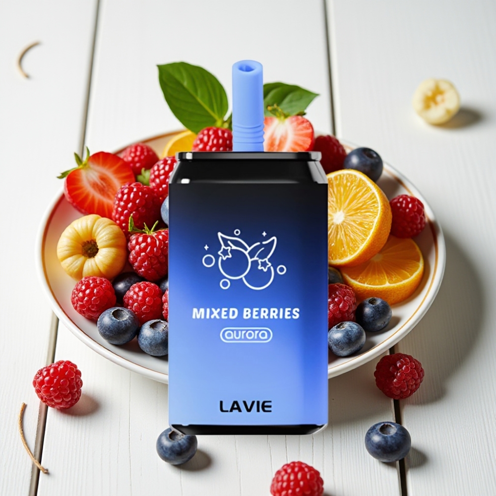 LAVIE Aurora 11000 Puffs Mišrios Uogos | 22ML, 650mAh, Type C
