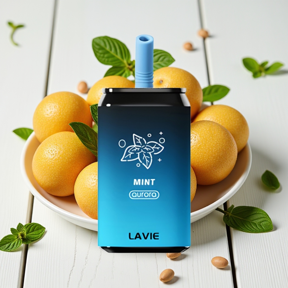LAVIE Aurora 11000 Puffs Vienkartinis Veipas Mėta | 22ML, 650mAh, Type C