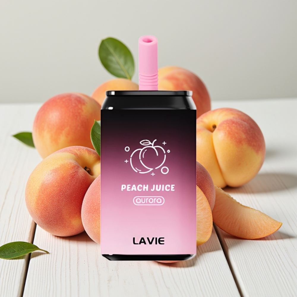 LAVIE Aurora 11000 Puffs Vienkartinis Veipas (Persikų Sultys) – 22ML, 650mAh, Type C