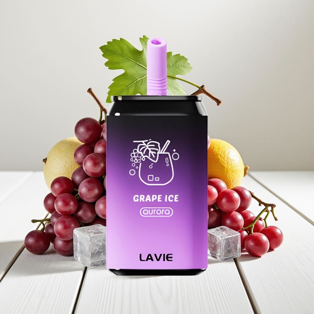 LAVIE Aurora 11000 Puffs Vienkartinis Veipas Vynuogių Ledas | 22ML | 650mAh | Type C