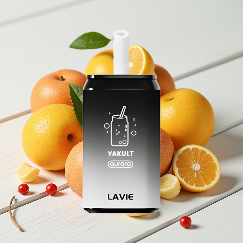 LAVIE Aurora 11000 Puffs Vienkartinis Veipas Yakult (Yakultas) – 22ML, 5% Nikotino, Type C