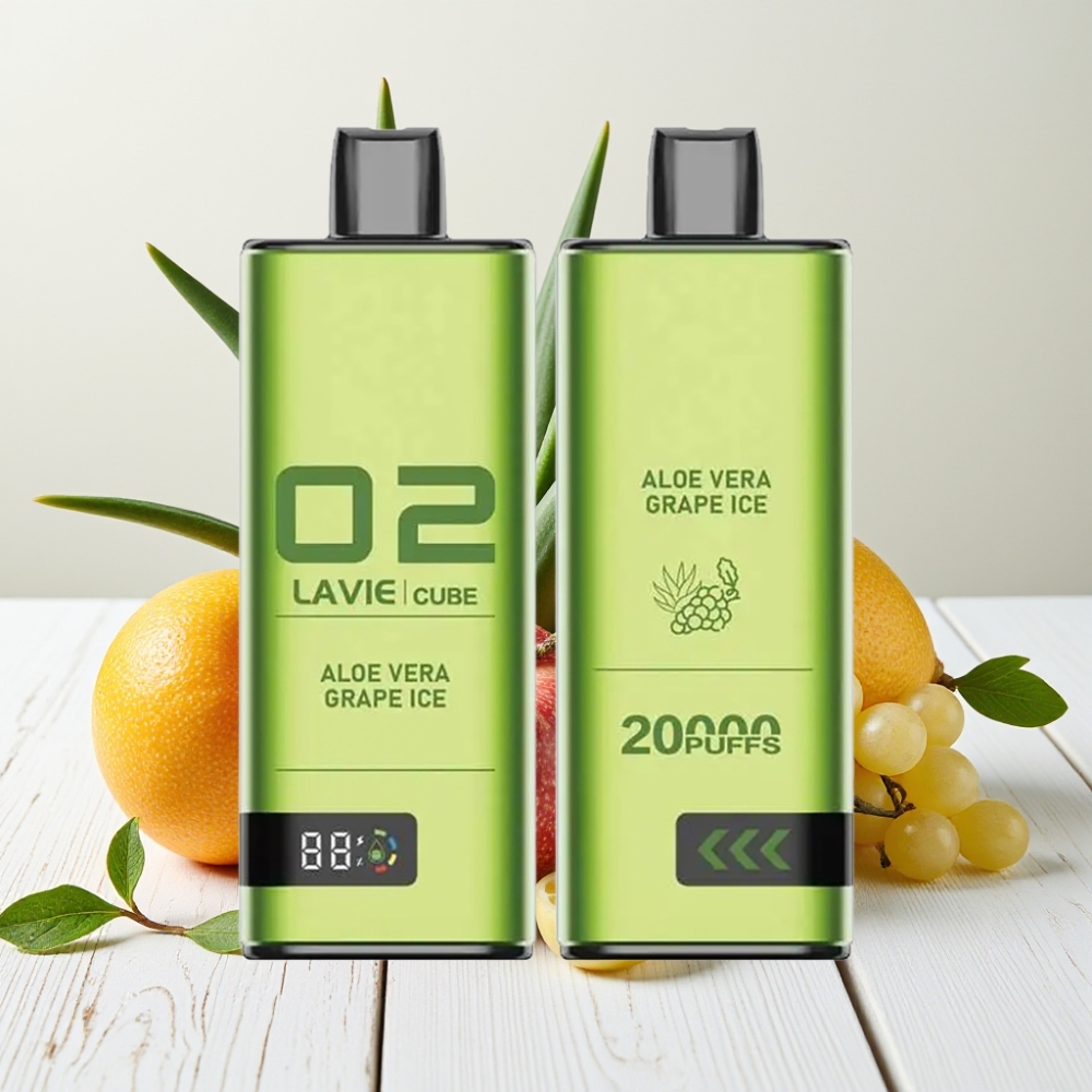 Lavie Cube 20000 Puffs Vienkartinis Vapas Alavijų Uogų Ledas | 28ML, 5% Nikotino, Type C