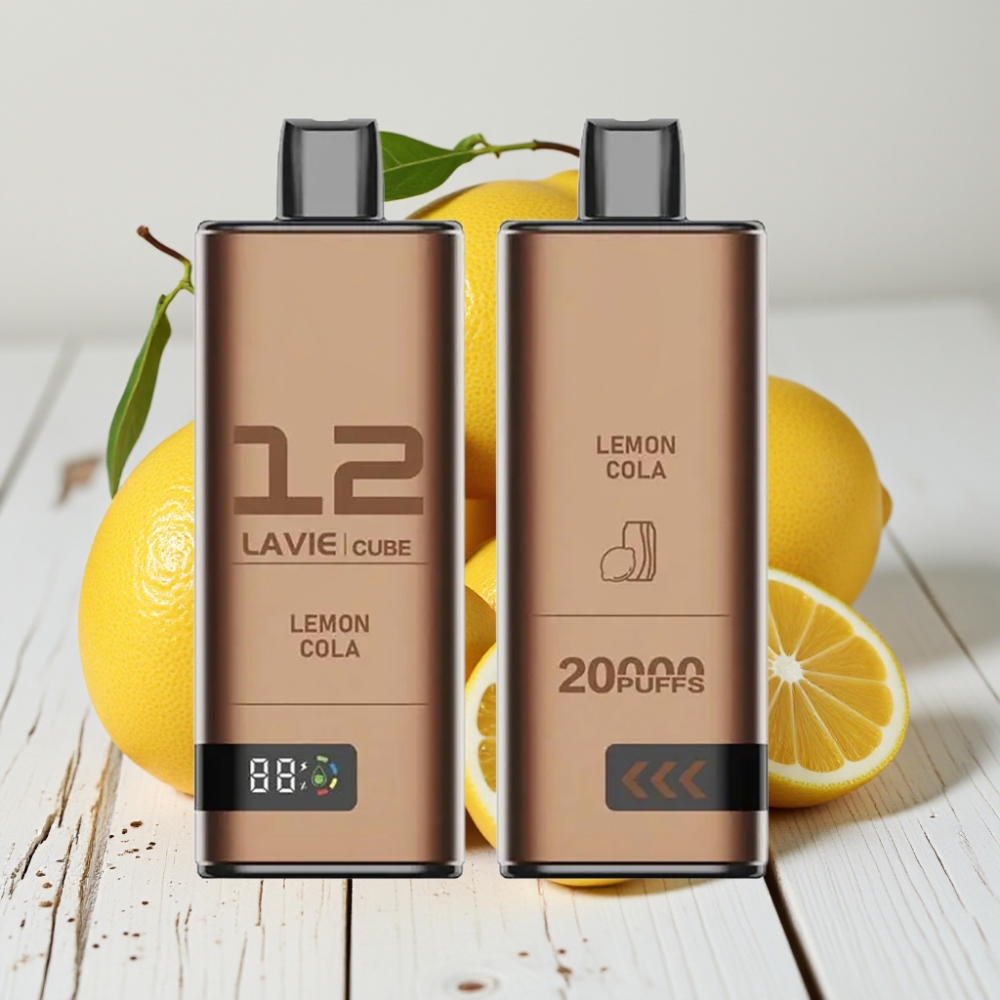 Lavie Cube 20000 Puffs Vienkartinis Veipas Citrinų Kola – 28ML, 5% Nikotino, Type C