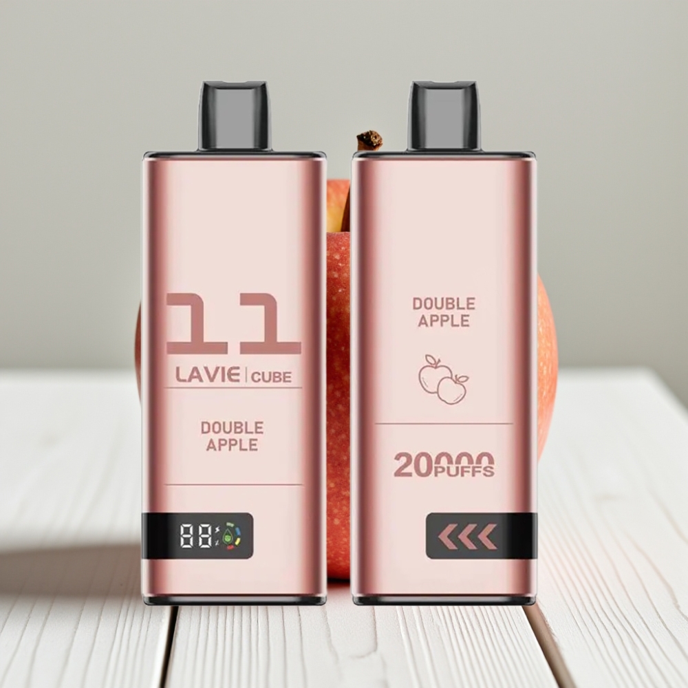 Lavie Cube 20000 Puffs Vienkartinis Veipas Dviguba Obelė – 28ML, 600mAh, Type C
