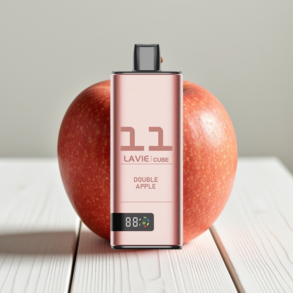 Lavie Cube 20000 Puffs Vienkartinis Veipas Dviguba Obelė – 28ML, 600mAh, Type C