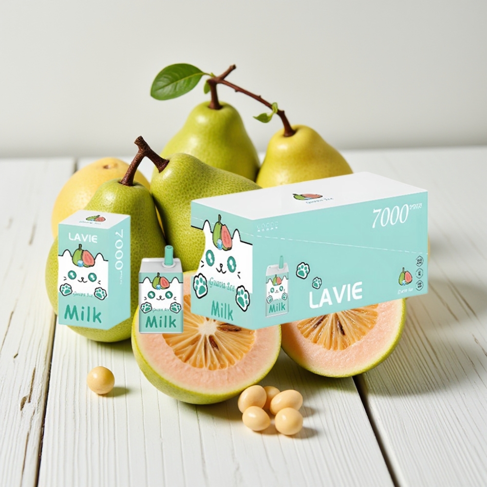 LAVIE Milk 7000 Puffs, 16ML, 5% Nikotino, Guajavos Ledas