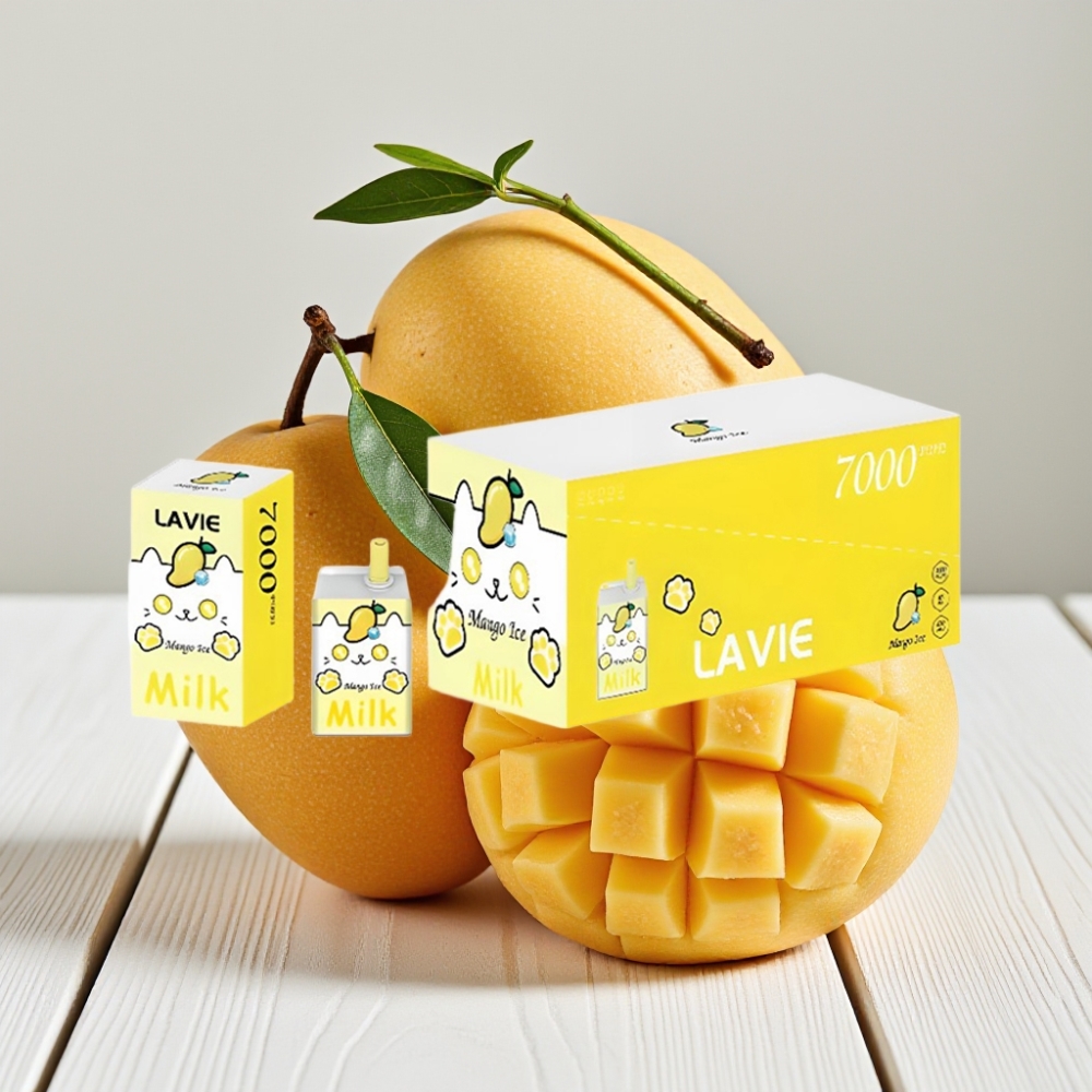 LAVIE Milk 7000 Puffs, 16ML, 5% Nikotino, Mango Ledas