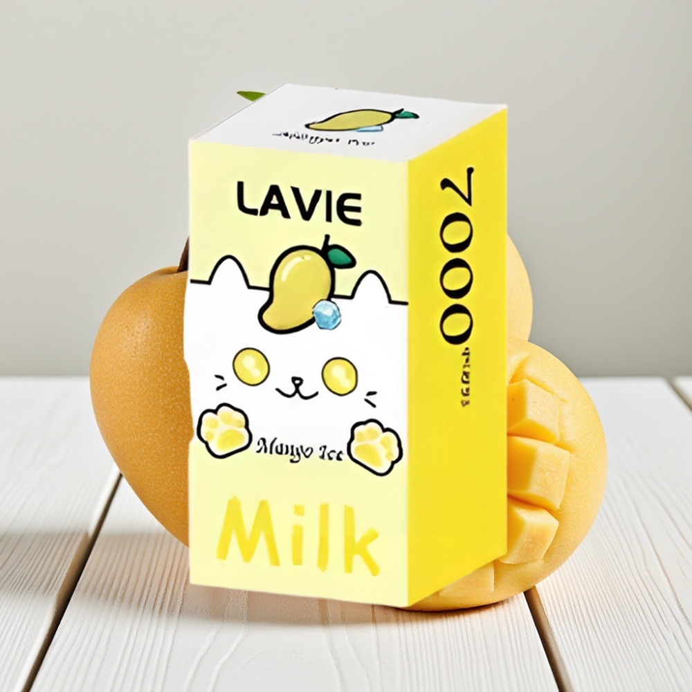 LAVIE Milk 7000 Puffs, 16ML, 5% Nikotino, Mango Ledas