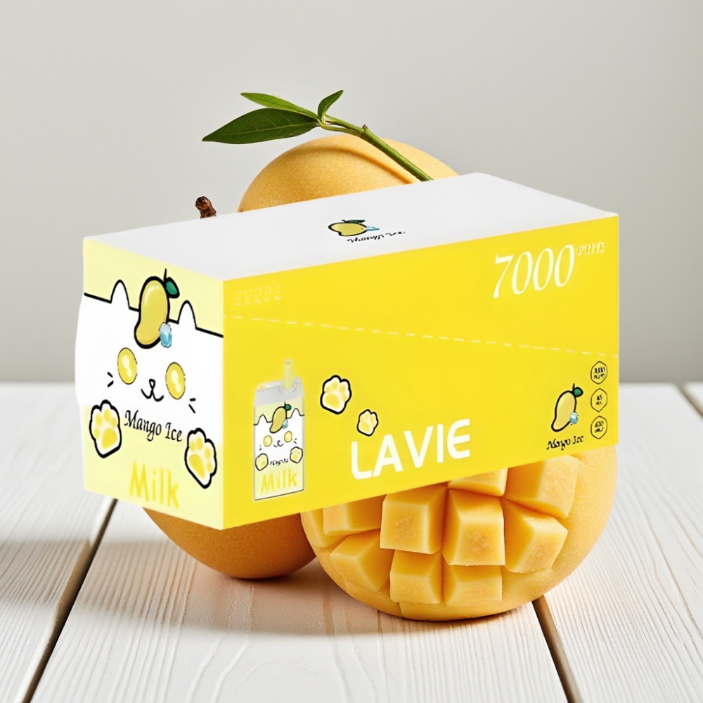 LAVIE Milk 7000 Puffs, 16ML, 5% Nikotino, Mango Ledas