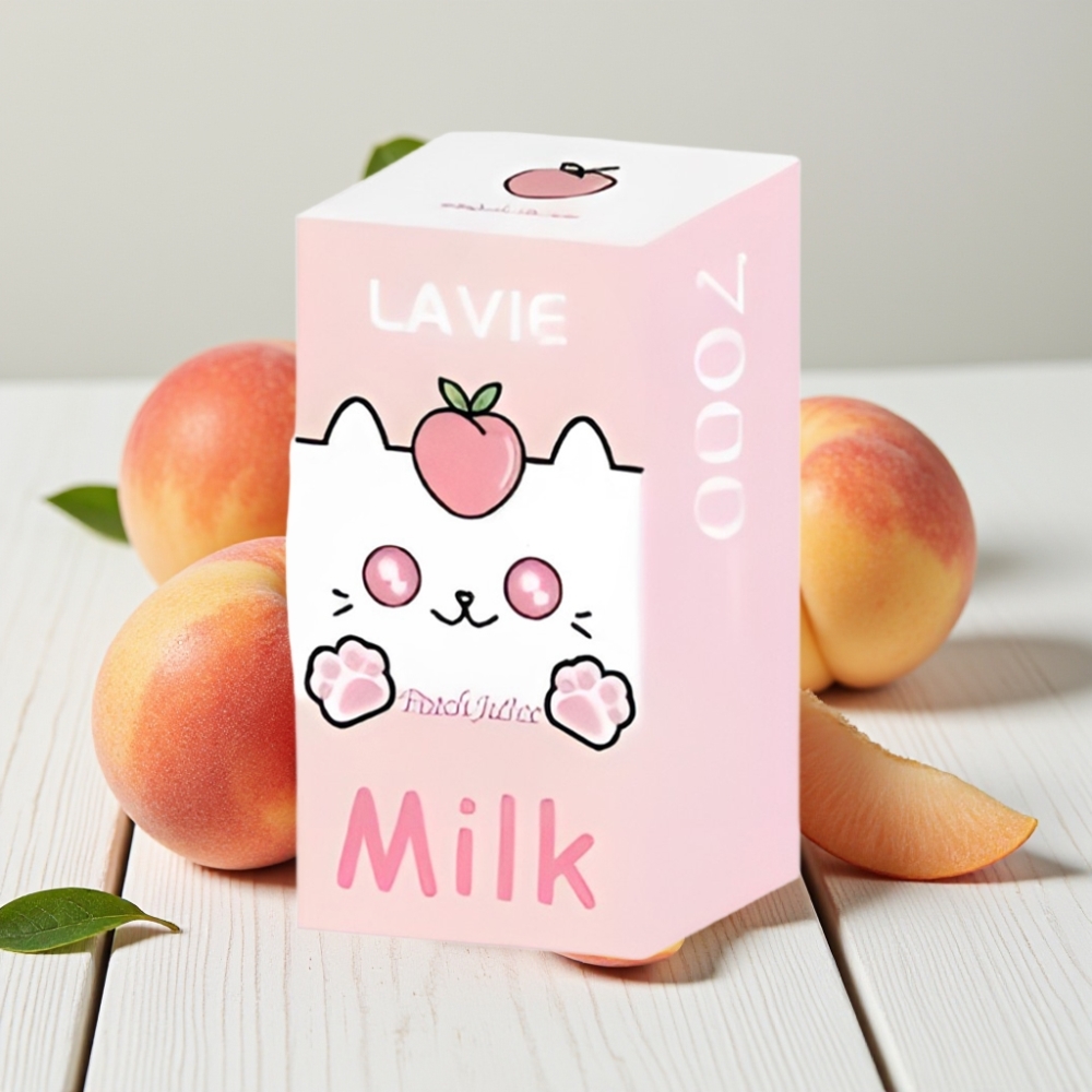 LAVIE Milk 7000 Puffs, 16ML, 5% Nikotino, Persikų Sultys