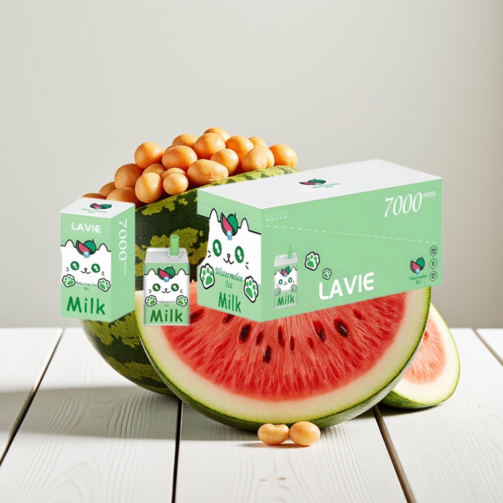 LAVIE Milk 7000 Puffs Arbūzas Ledas | 16ML, 5% Nikotino, 600mAh