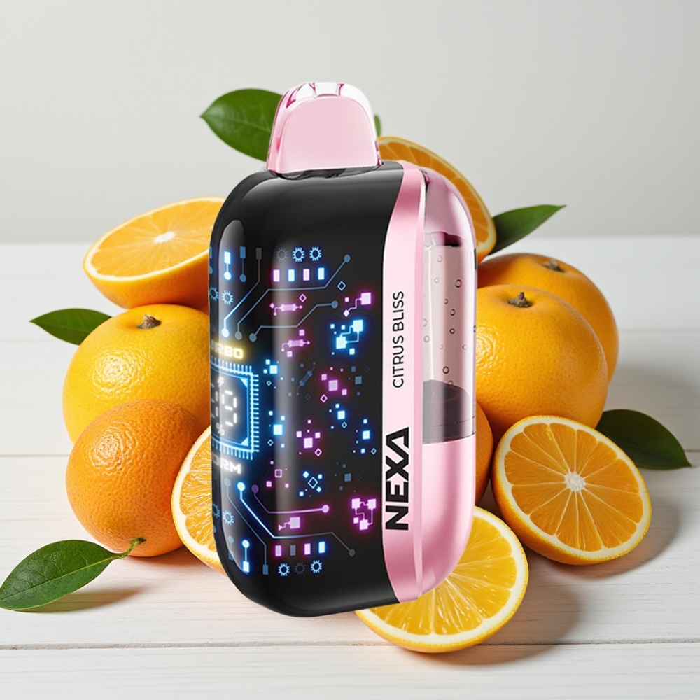 NEXA Ultra 50K Vienkartinis Vapas Citrus Džiaugsmas, 20ml, 800mAh, 5% Nikotino