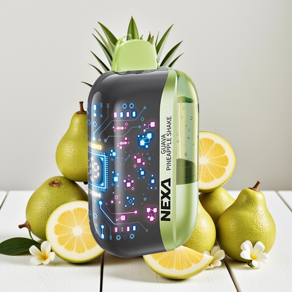 NEXA Ultra 50K Vienkartinis Vapas Guavos Ananasų Kokteilis – 20ml, 800mAh, 5% Nikotino