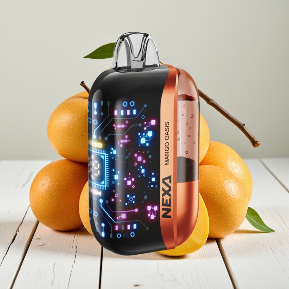 NEXA Ultra 50K Vienkartinis Vapas - Mangų Oazė, 20ml, 800mAh, 5% Nikotino