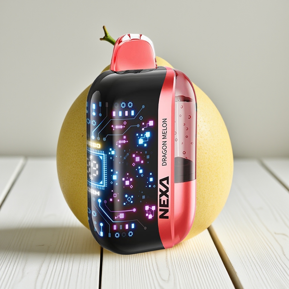 NEXA Ultra 50K Vienkartinis Veipas Drakono Melionas | 20ml, 800mAh, 5% Nikotino
