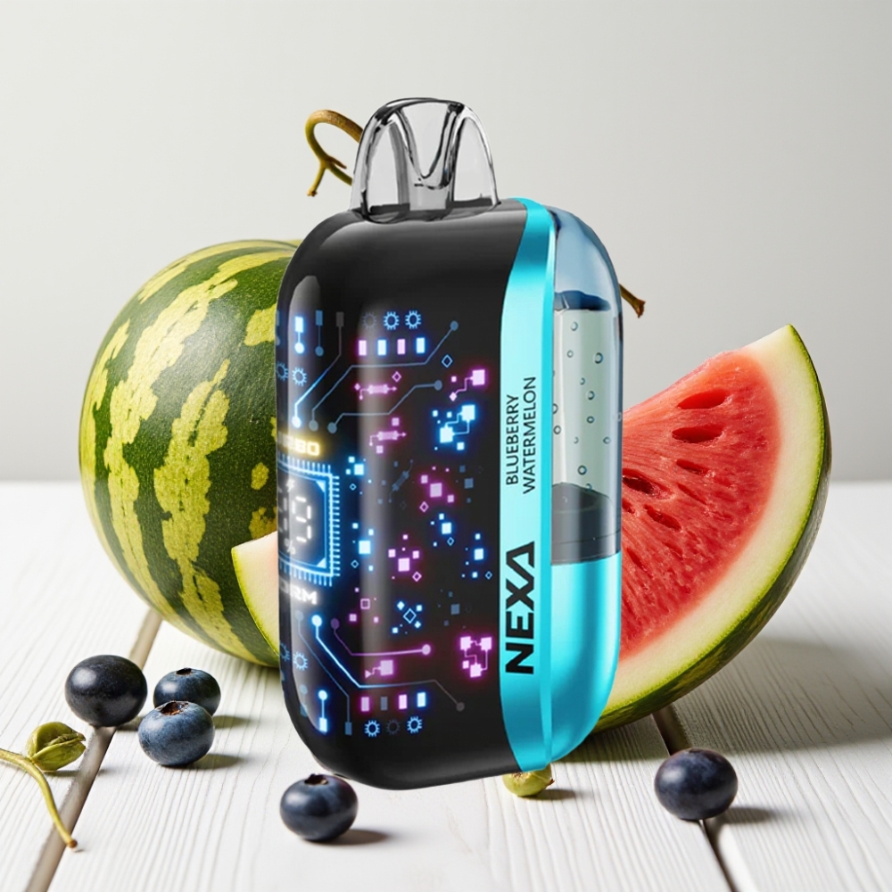 NEXA Ultra 50K Vienkartinis Veipas Mėlynės Arbūzas, 20ml, 800mAh, 5% Nikotino
