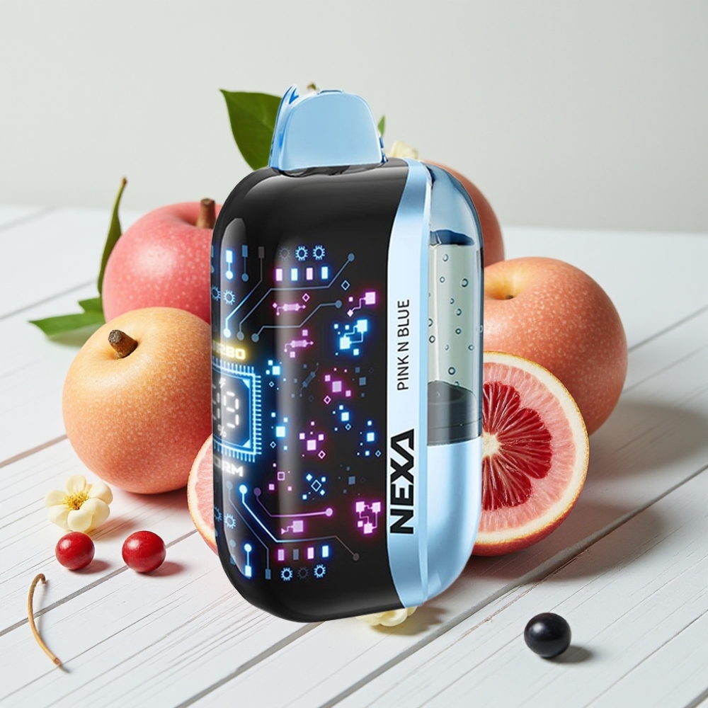 NEXA Ultra 50K Vienkartinis Veipas Raudona ir Mėlyna, 20ml, 800mAh, 5% Nikotino