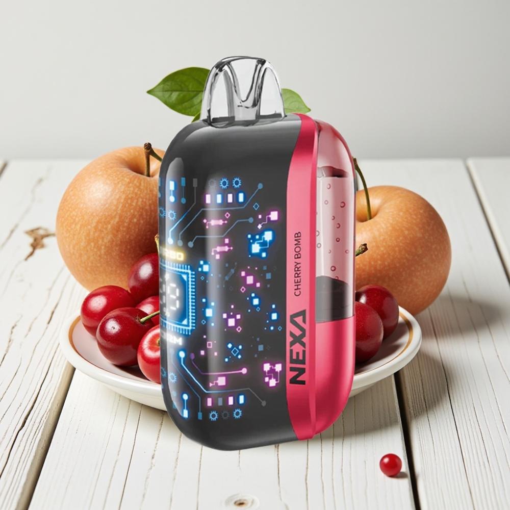 NEXA Ultra 50K Vienkartinis Veipas Vyšnių Sprogimas, 20ml, 800mAh, 5% Nikotino