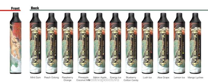 VEIIK Airo Pro Lietuva | VEIIK Micko MAX vienkartinis vape 1500 įpūtimų energetinis ledas 2DNR49
