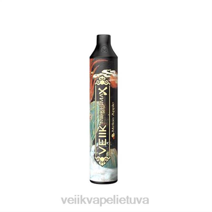 VEIIK Micko Lietuva | VEIIK Micko MAX vienkartinis vape 1500 įpūtimų meliono obuolys 2DNR47