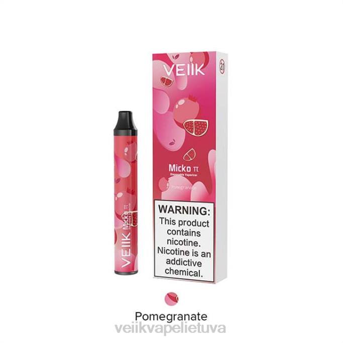 VEIIK Vape Price | VEIIK Micko Pie vienkartinis vape 600 įpūtimų granatas 2DNR23