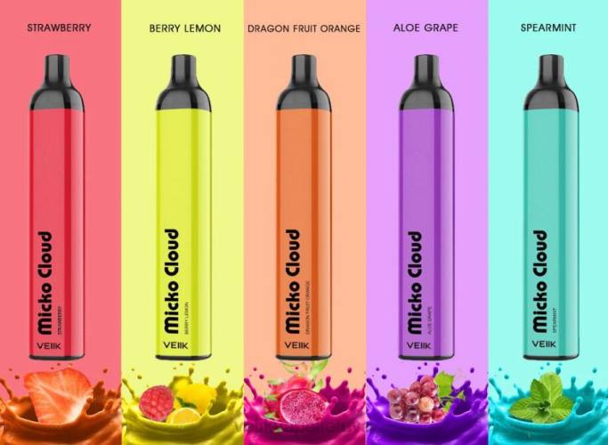 VEIIK Vape Review | VEIIK Micko Cloud 3000 išpūtimų vienkartinis vape rašiklis 10vnt kelių skonių 2DNR55