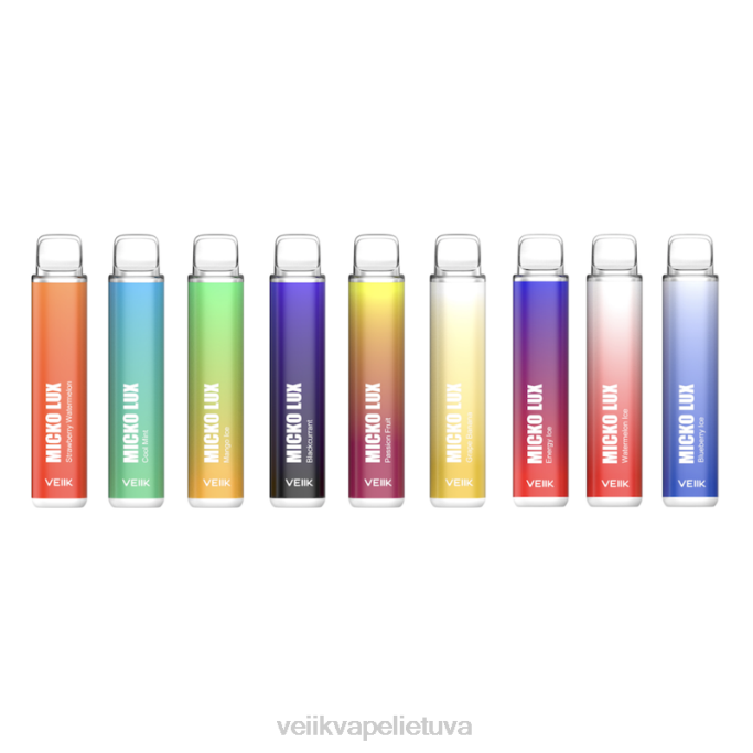 VEIIK Vape Vilnius | VEIIK Micko Lux vienkartinis vape 5000 įpūtimų kelių skonių 2DNR32